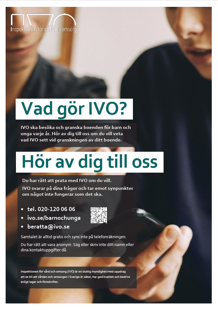 Affisch vad gör IVO 1