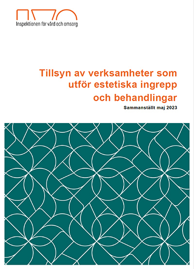 Framsida rapport grafiskt mönster