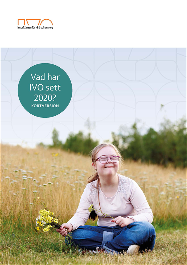 Framsida till kortversion av Vad har IVO sett 2020
